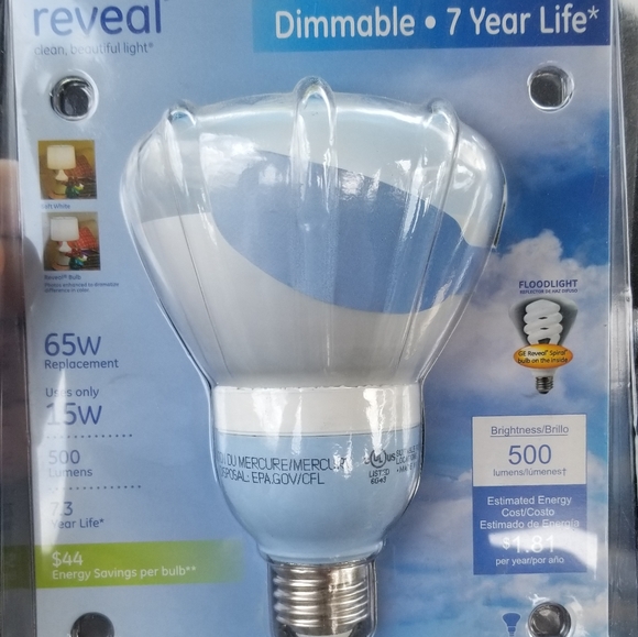 4 pk GE indoor floodlight bulbs - Picture 3 of 3